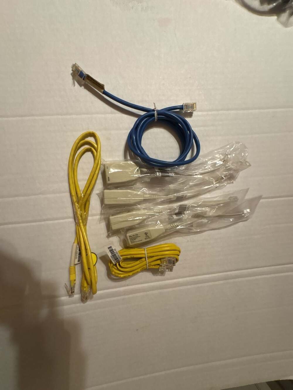Assorted DSL Filters and Ethernet Patch Cables Lot